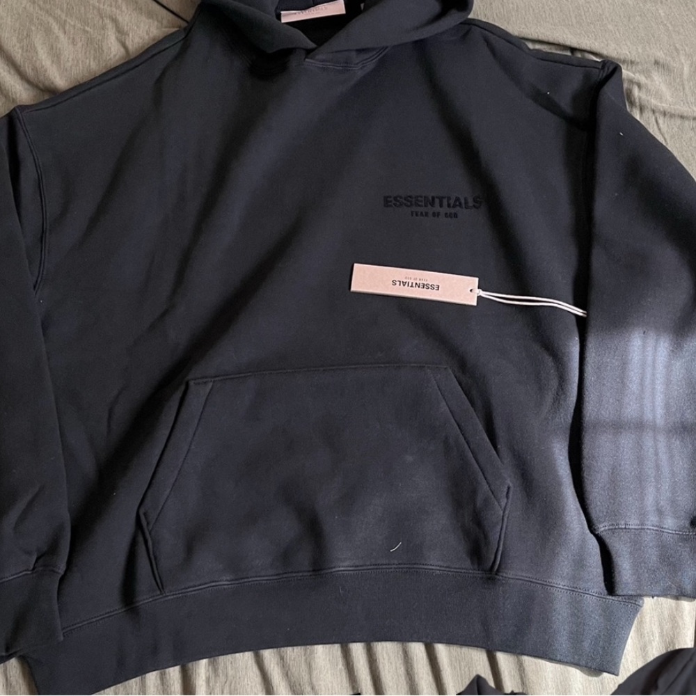 Essentials Black Men's Sweater